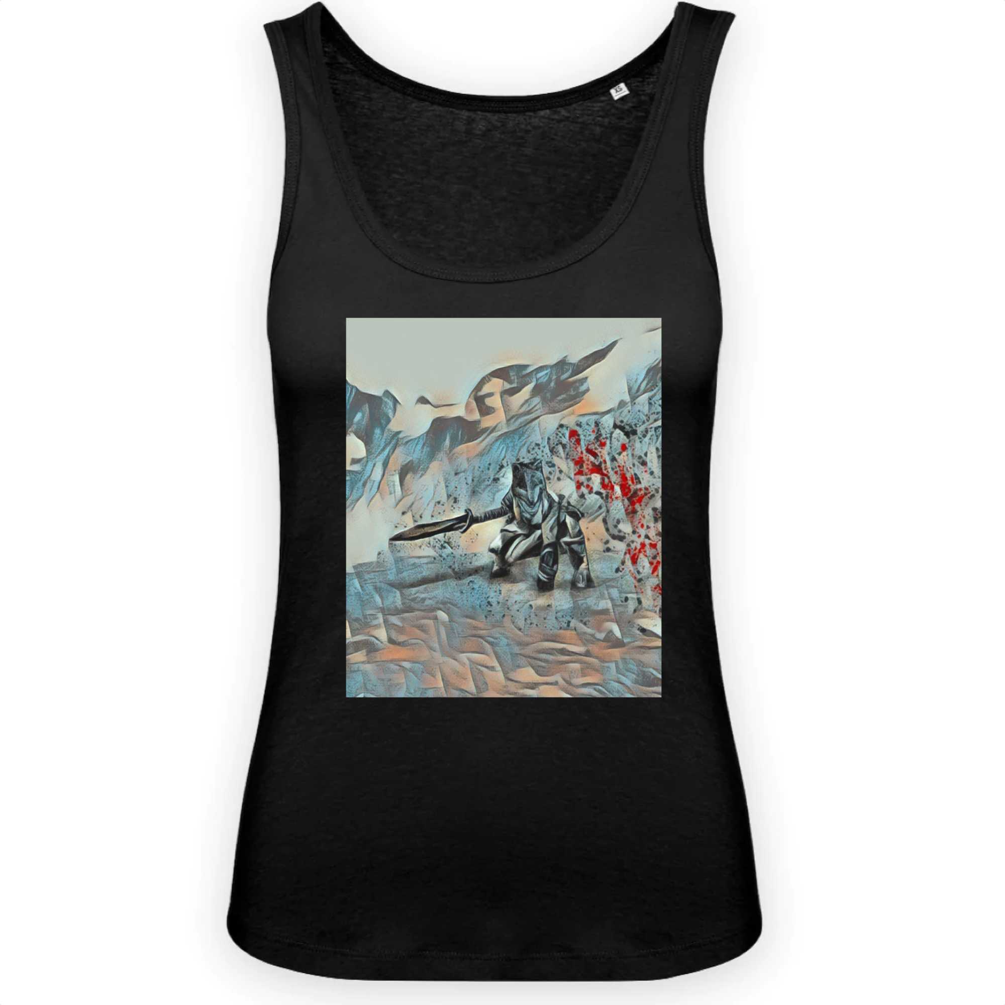Bitch Queen Mosaic Full - Women Tank Top 100% organic cotton