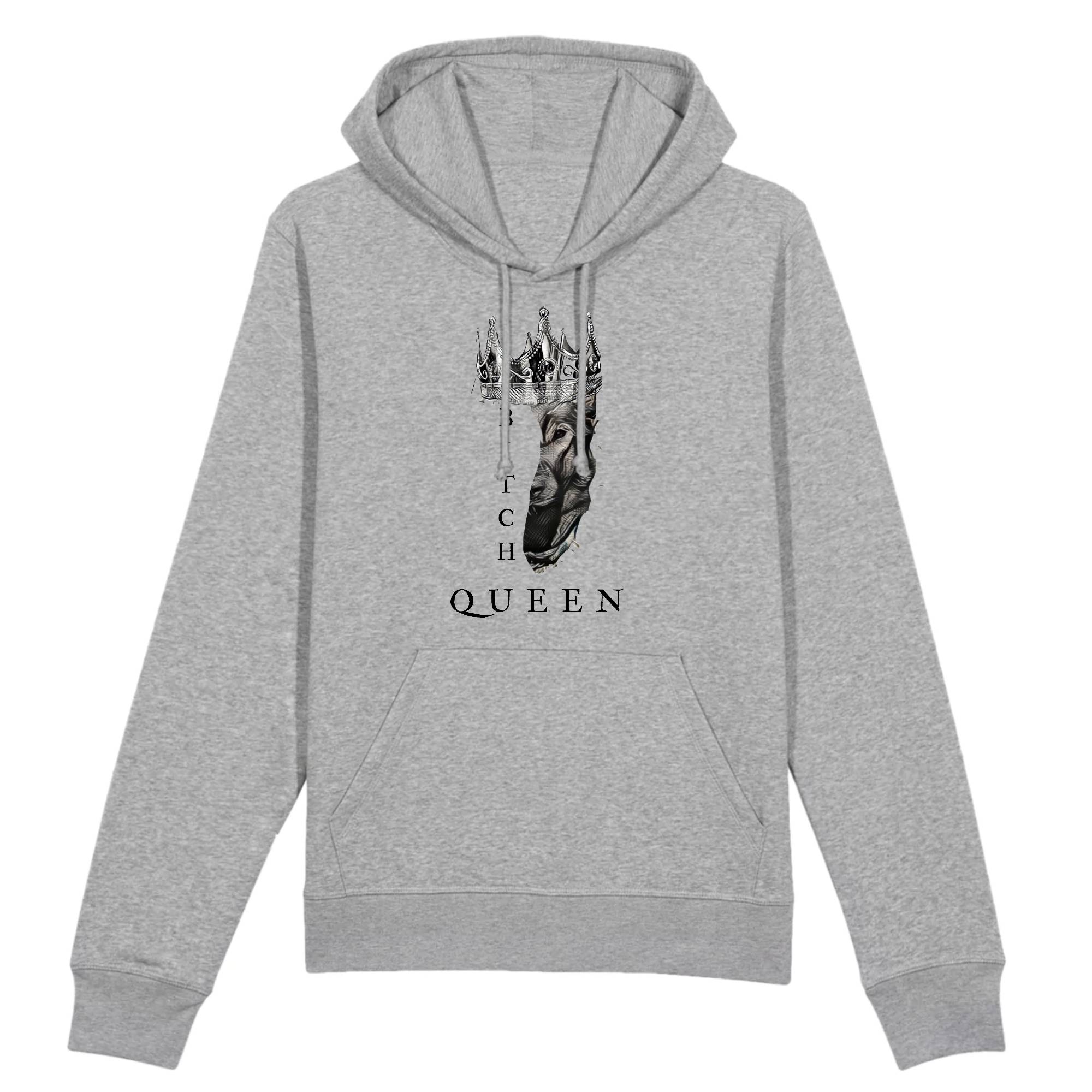 Bitch Queen Crown - Organic Hoodie Drummer