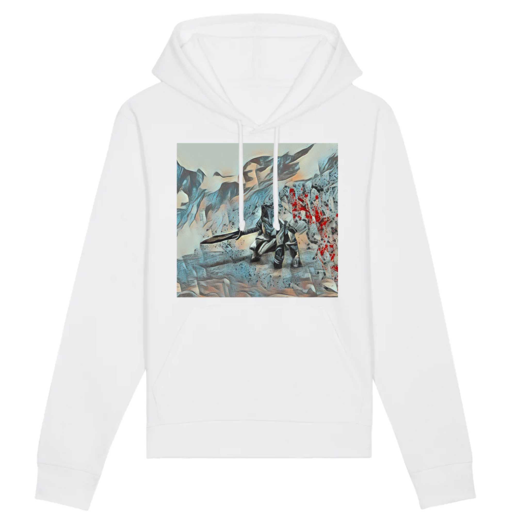 The Bitch Queen Full - Unisex Organic Hoodie (Drummer)