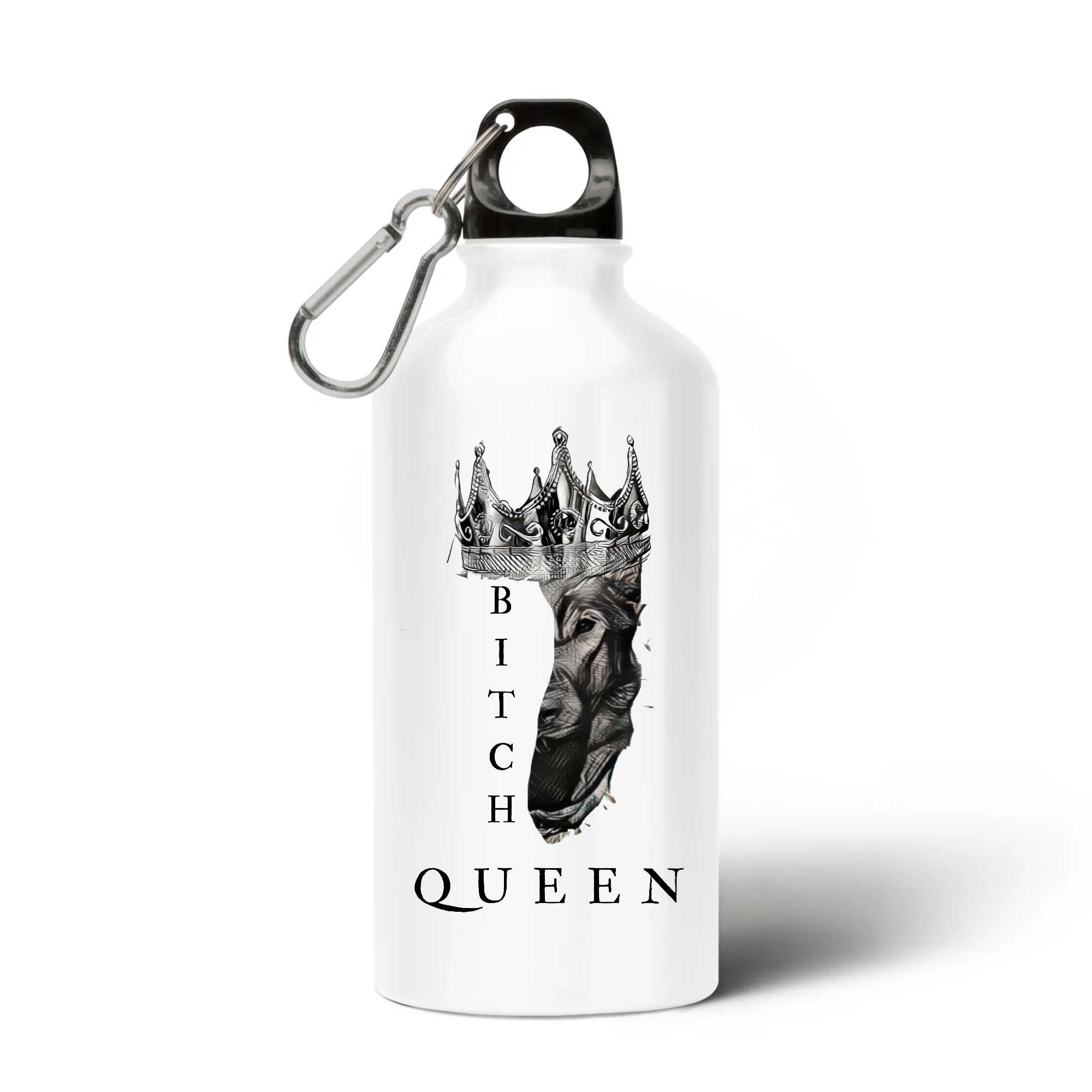 Bitch Queen Crown - Aluminum Water Bottle