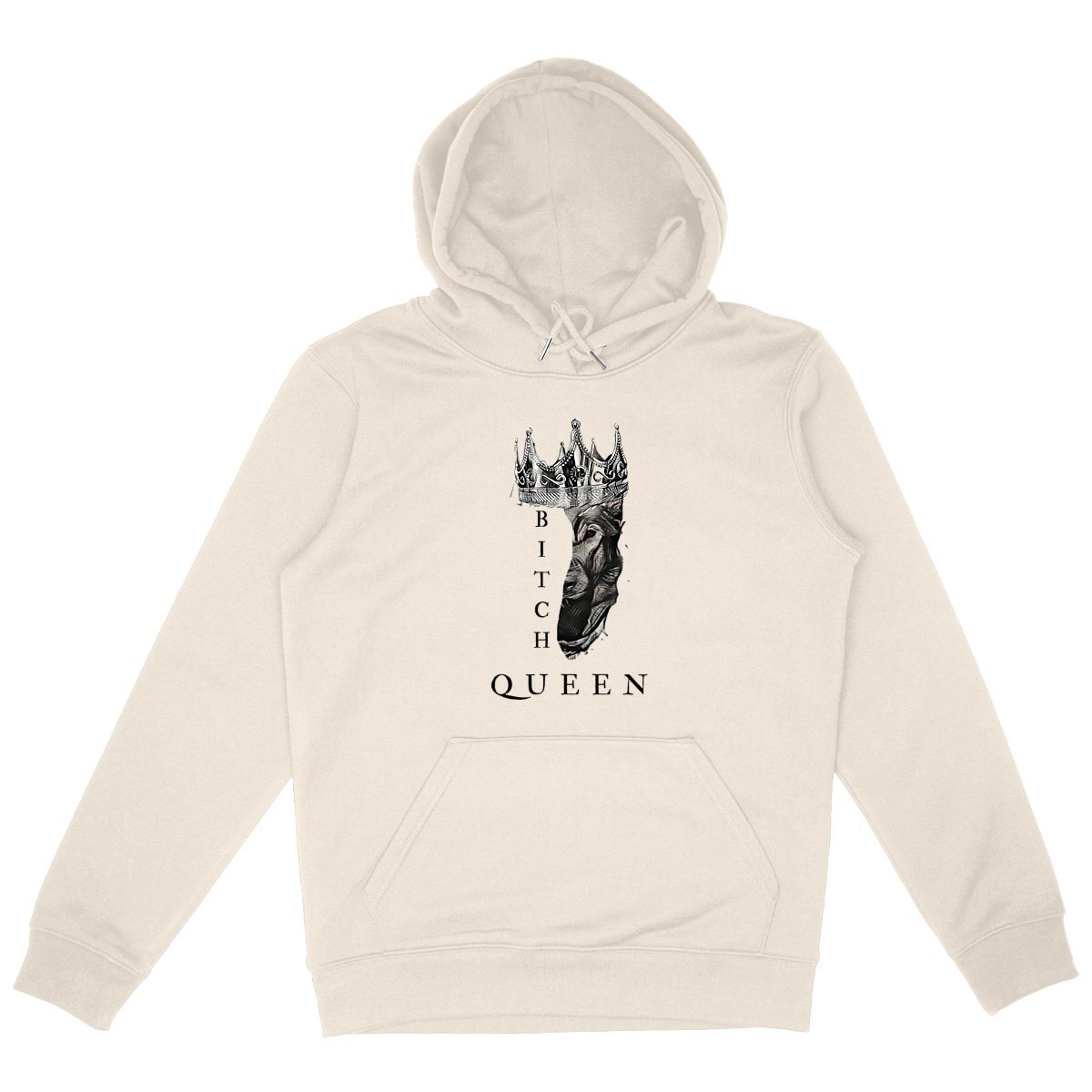 Bitch Queen Crown - Organic Hoodie Cruiser