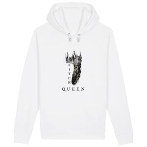 Bitch Queen Crown - Organic Hoodie Sider