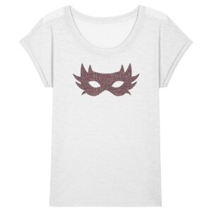 I Murdered a Man Word Cloud - Women Slub T-Shirt Rolled Sleeve